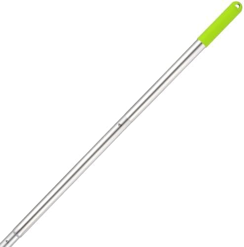Pool Pole- Professional 5.3 Foot Aluminum Swimming Pool Cleaning Poles,Adjustable 4 Piece Telescopic Pole,for Skimmer Net,Brush,Vacuum Head（Green