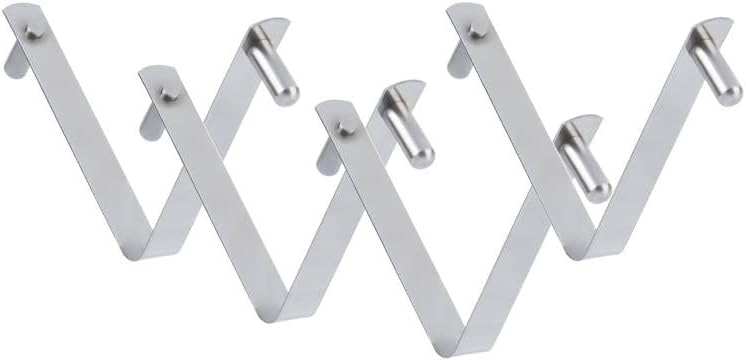 4 Pcs Pool Brush Clip Pool Pole Clips Stainless Steel V-Clips for Brushes Skimmers Pool Net Swimming Pool Spa Brush (4pcs)