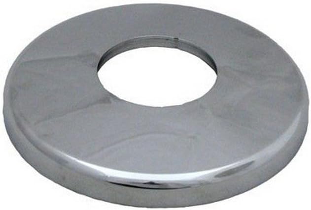 Custom Molded Products Escutcheon Plate, CMP, 1.90" od Rail, 5" Dia, Chrome