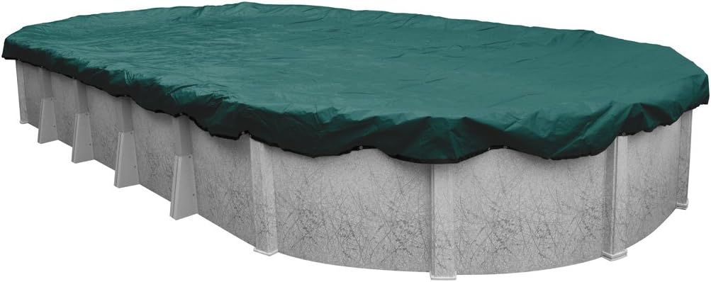 Pool Mate 391530-4-PM Winter Pool Cover, Extra Heavy-Duty Teal Green, 15 x 30 ft Above Ground Pools