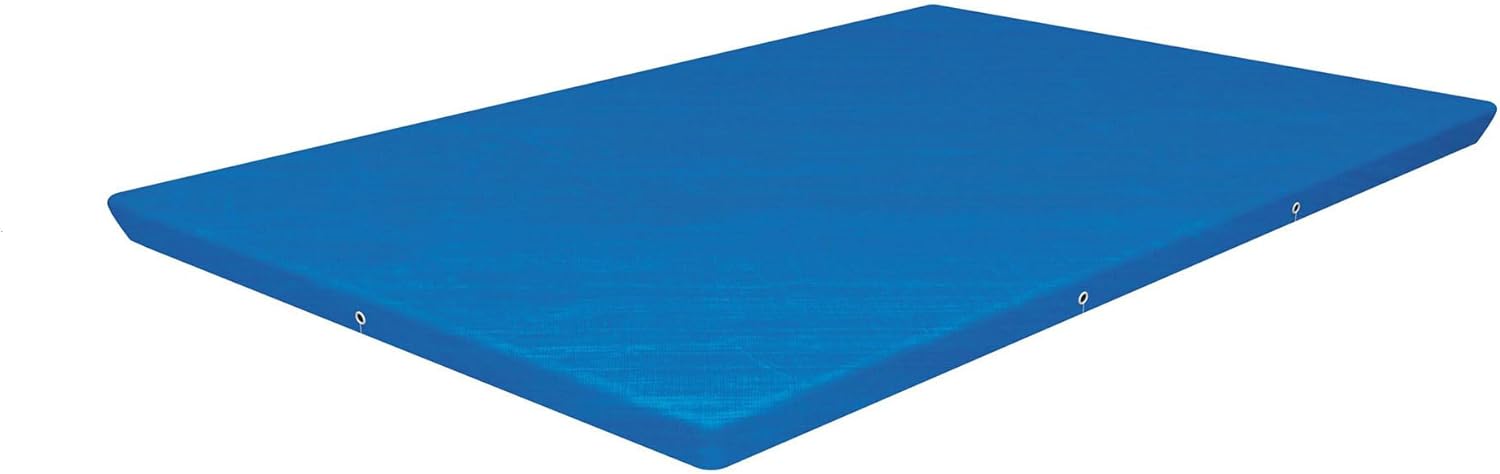 Bestway Flowclear Pro Rectangular Above Ground Swimming Pool Cover, Compatible with Steel Pro Pools, for Rectangular Outdoor Pools, Blue