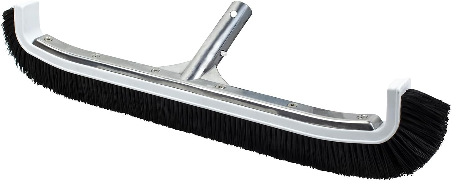 Poolmaster Professional Ultra-Curved Swimming Pool Wall and Tile Brush Head for Inground and Above Ground Pools, 22-Inch