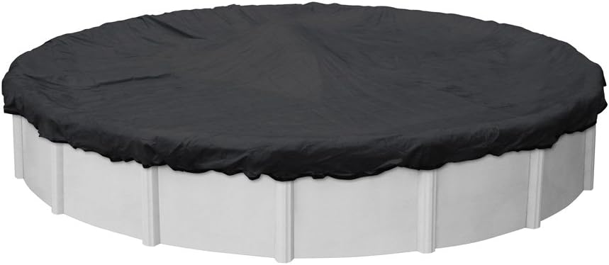 Robelle 3815 Black Mesh Winter Pool Cover for Round Above Ground Swimming Pools, 15-ft. Pool