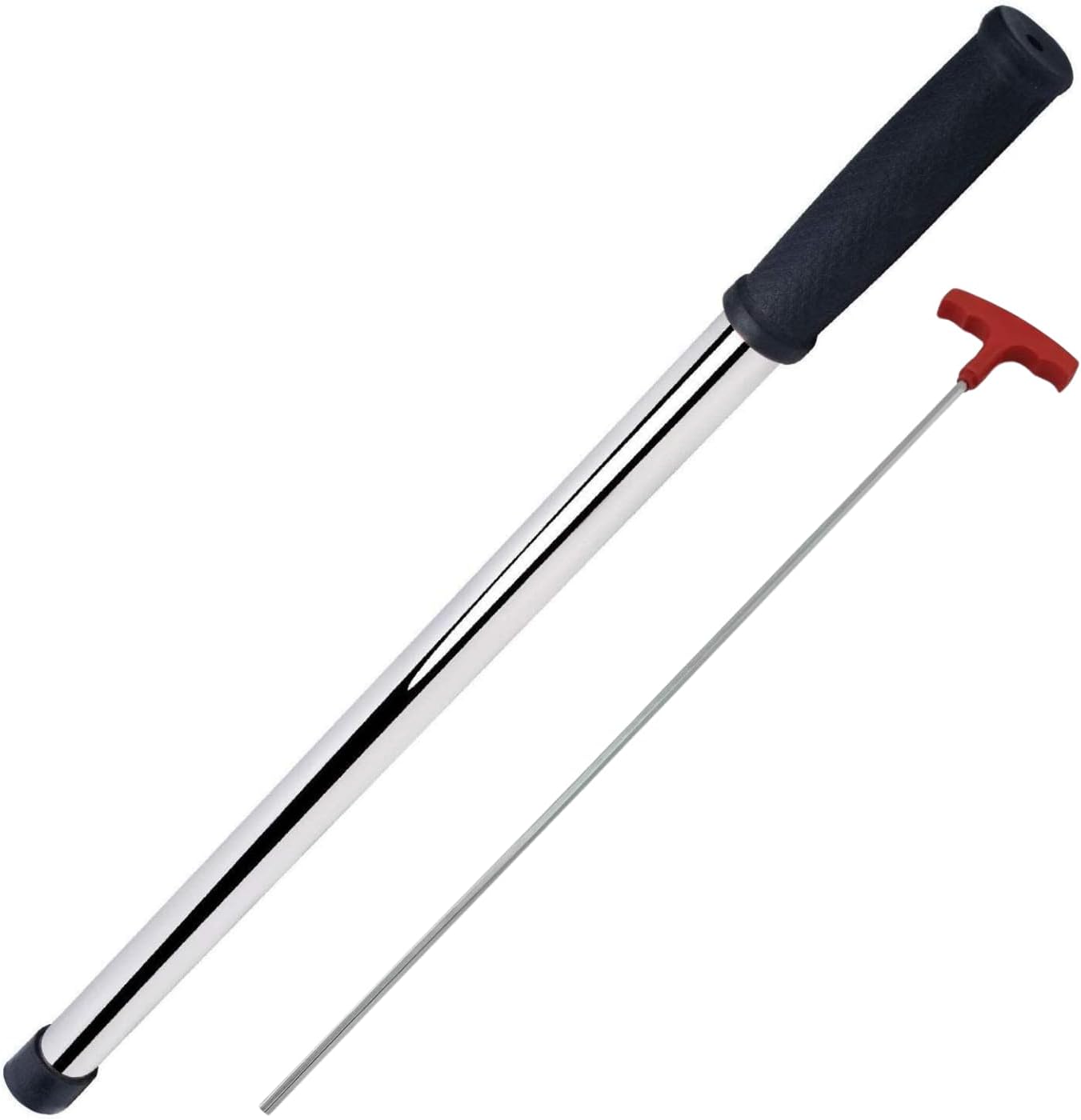 30 inches Extra Long Heavy Duty Swimming Pool Safety Cover Installation, Removal Rod Tool Plus Anchor Hex Key - Rod with Hex Key Combo