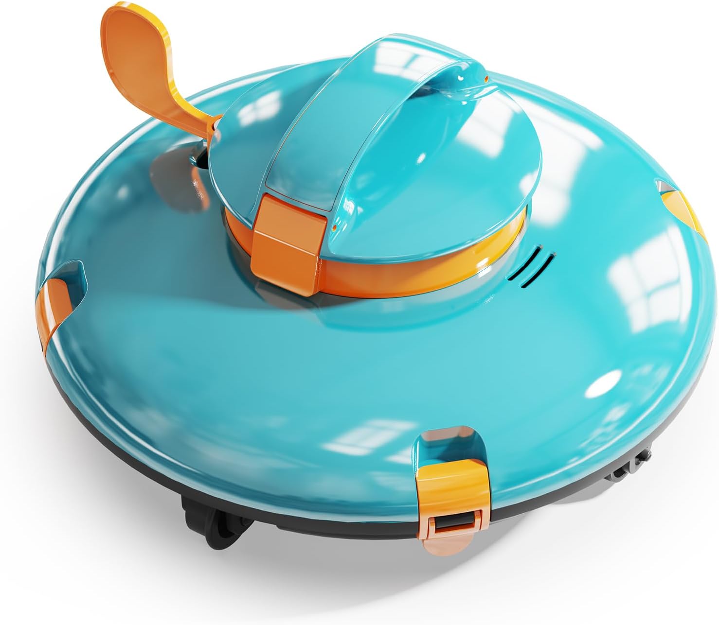 LVKE L1 Cordless Robotic Pool Cleaner, Pool Vacuum with Upgraded Obstacle-Crossing, 70 Mins Runtime, Powerful Suction, Auto-Parking, Ideal for Above Ground Flat Pools up to 38 Feet, Lake Blue
