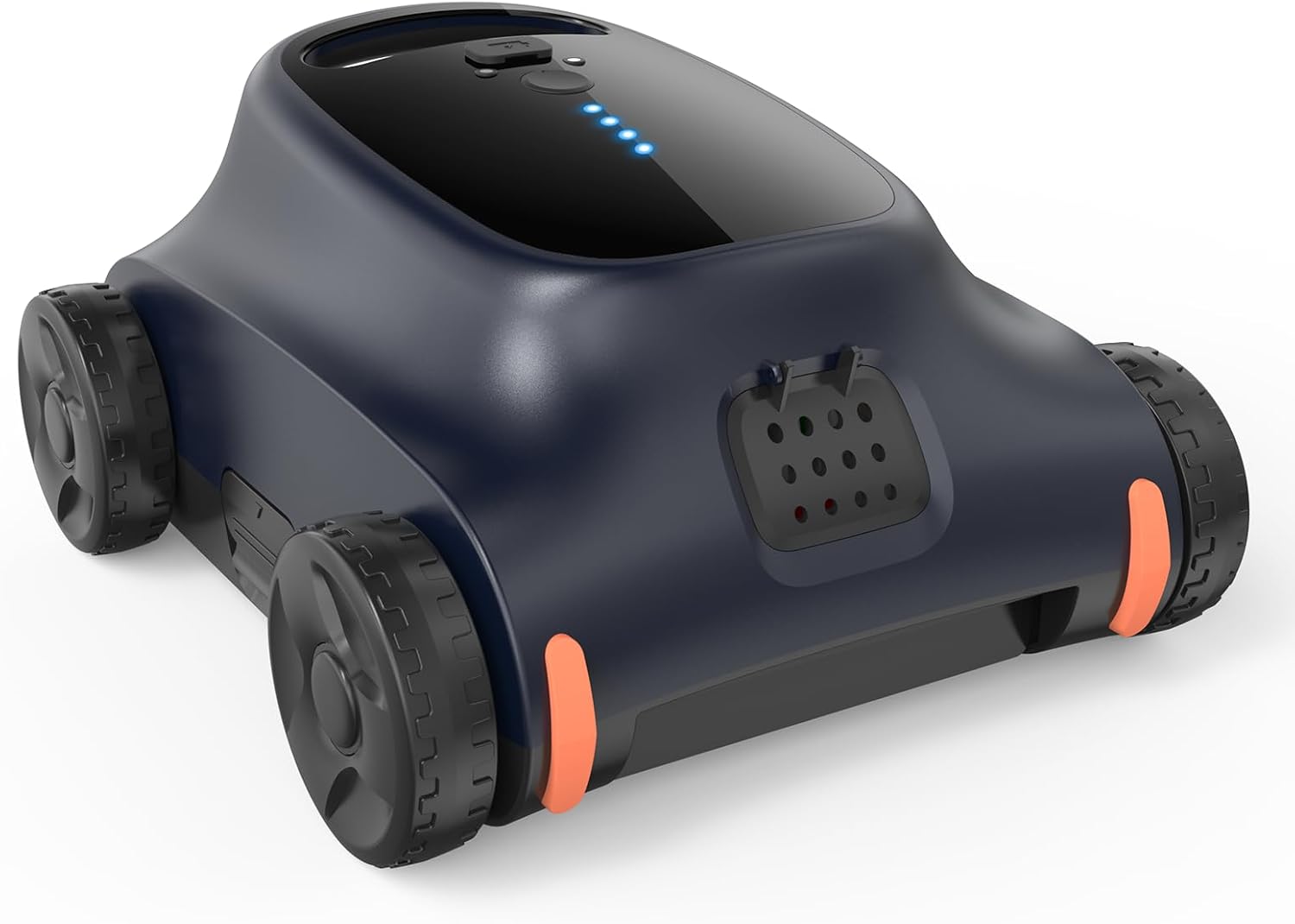 Robotic Pool Cleaner Cordless: Pool Vacuum for Above Ground Pool Automatic with 180 Mins Battery, Self-Parking, Status Led Indicator Ideal for Inground Pools