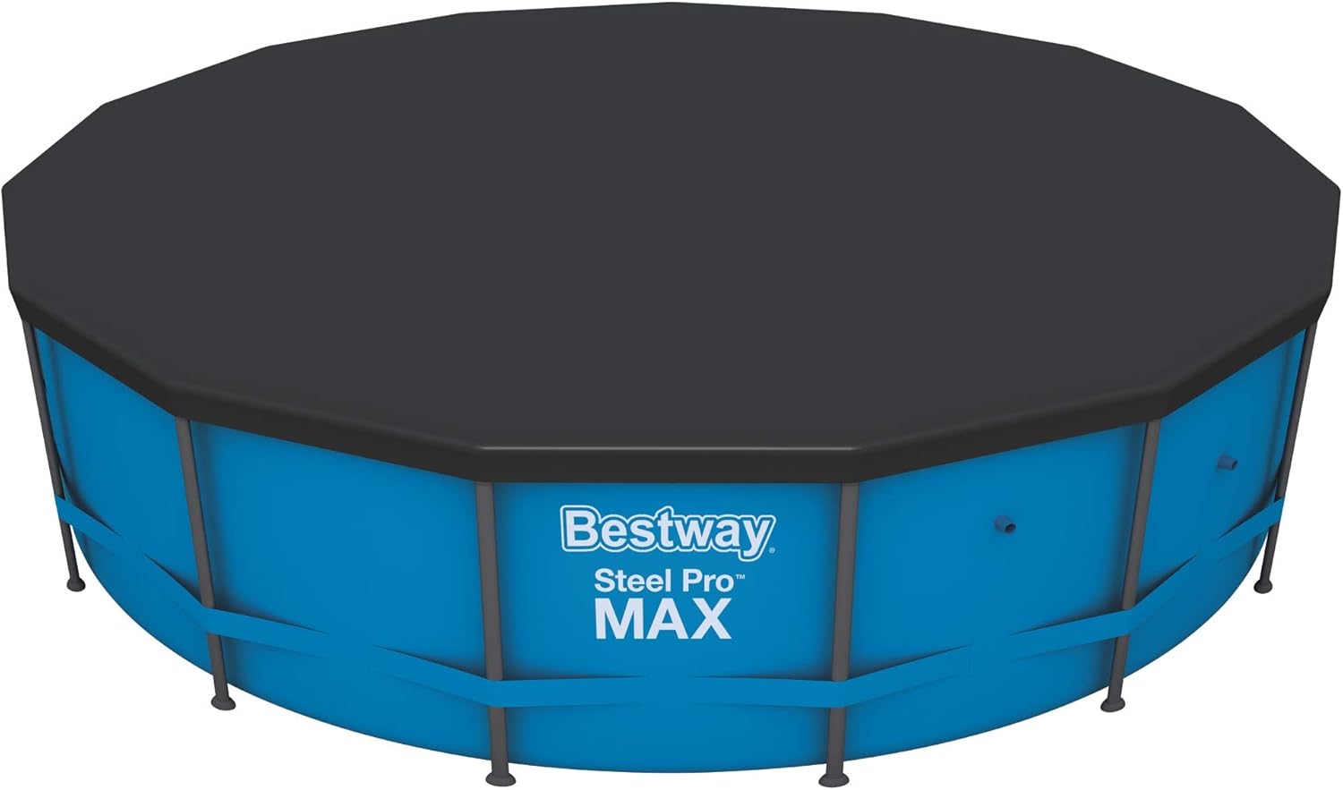 Bestway Flowclear 10' Round Above Ground Pool Cover , Black