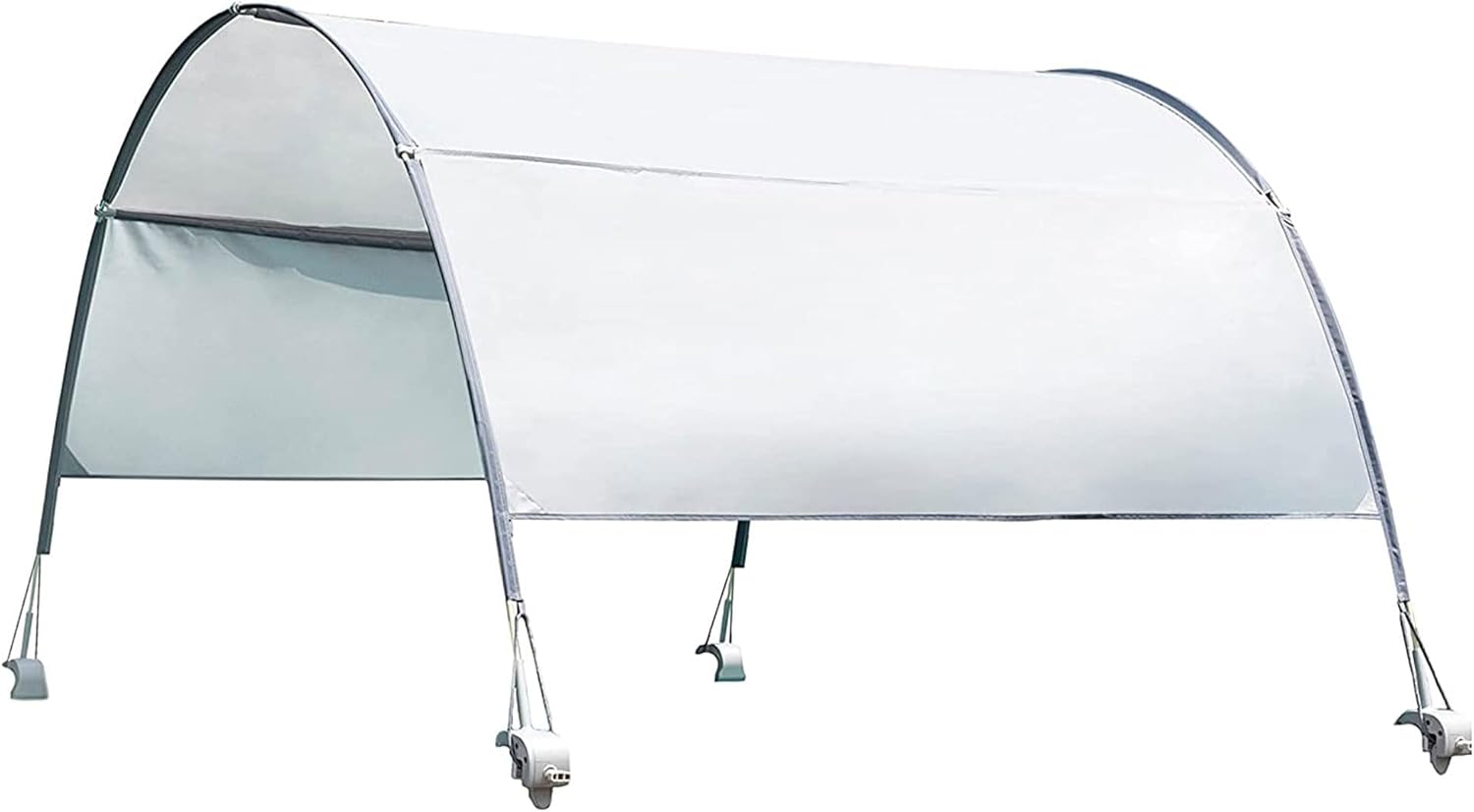 Intex 28054E Protective UPF 50 Plus Easy to Install Waterproof Canopy Cover for 9 Foot or Smaller Rectangular Swimming Pools, Grey