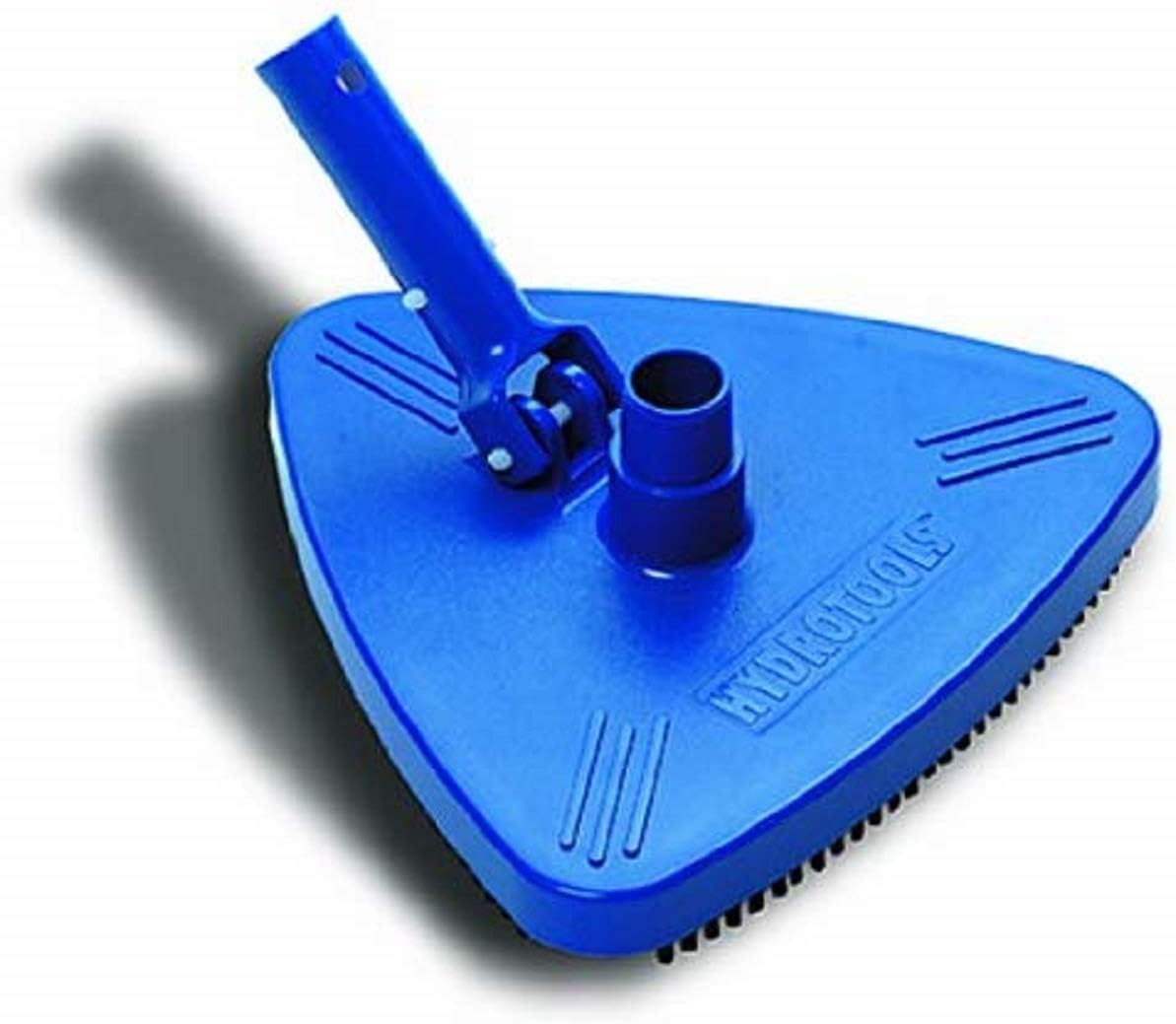 SWIMLINE HYDROTOOLS Manual Pool Vacuum Head Attachment For Inground & Above Ground Pools |Weighted Swimming Pool Vac Head Triangle Shape W/ Bristles| Swivel Hose 1-1/4 or 1-1/2’’| Handle Clean Debris