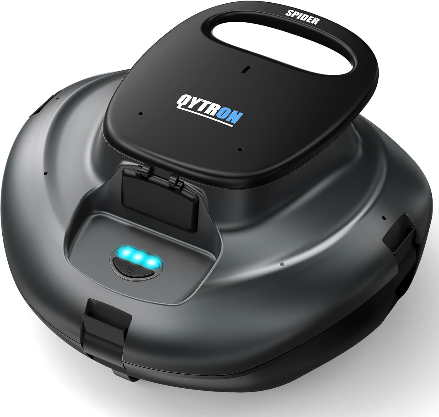 Spider Cordless Robotic Pool Cleaner, Automatic Pool Vacuum with Dual Motors, 90 Min Runtime, Self-Parking, Robot Pool Vacuum for 861 Sq Ft Coverage Above Ground Pool