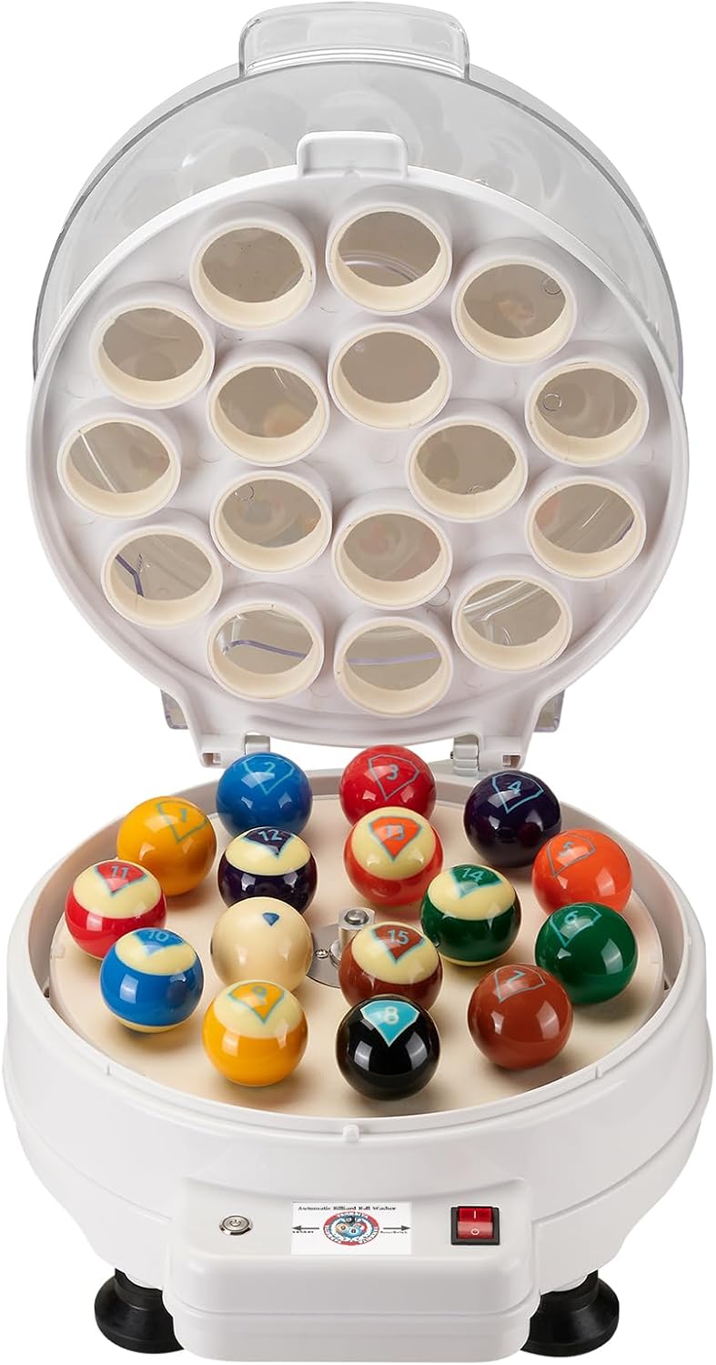 Pool Ball Cleaner Machine 260W Pool Ball Polisher 110V Billiard Ball Cleaner and Polisher