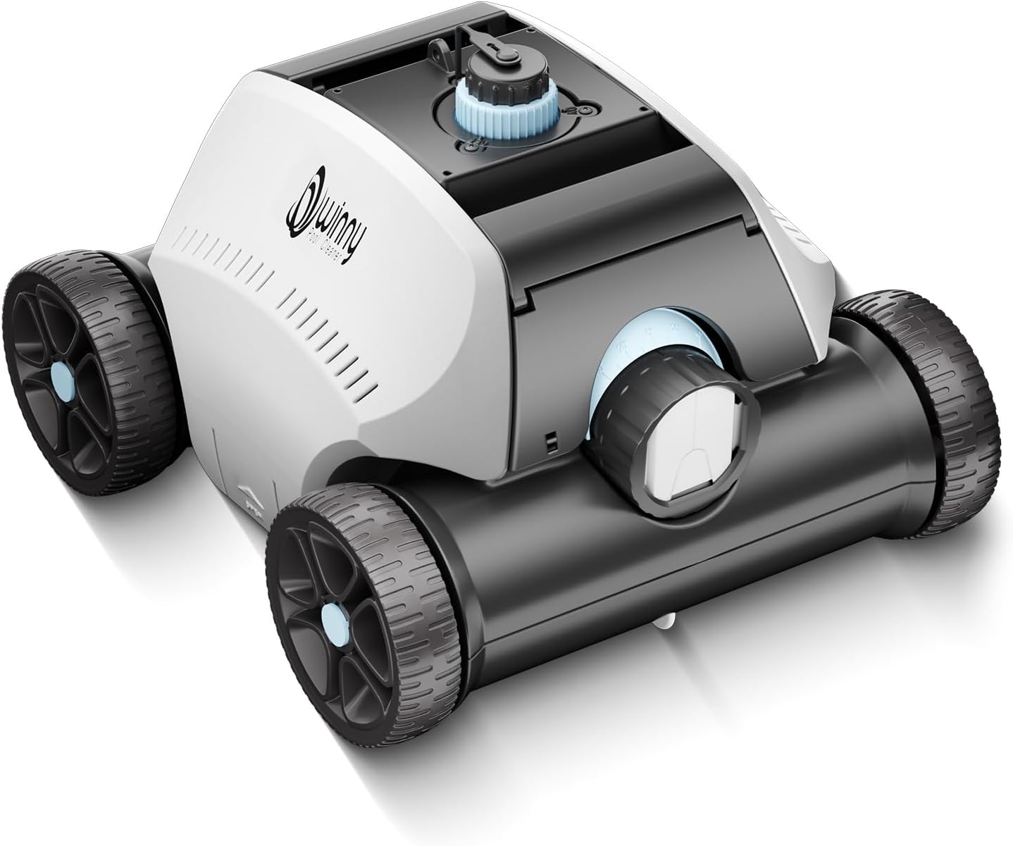 Cordless Robotic Pool Vacuum, Above Ground Pool Vacuum,Powerful Suction&130mins Running Time,6600mAh Battery, Ideal for Flat Above Pools Up to 1300 Sq.ft