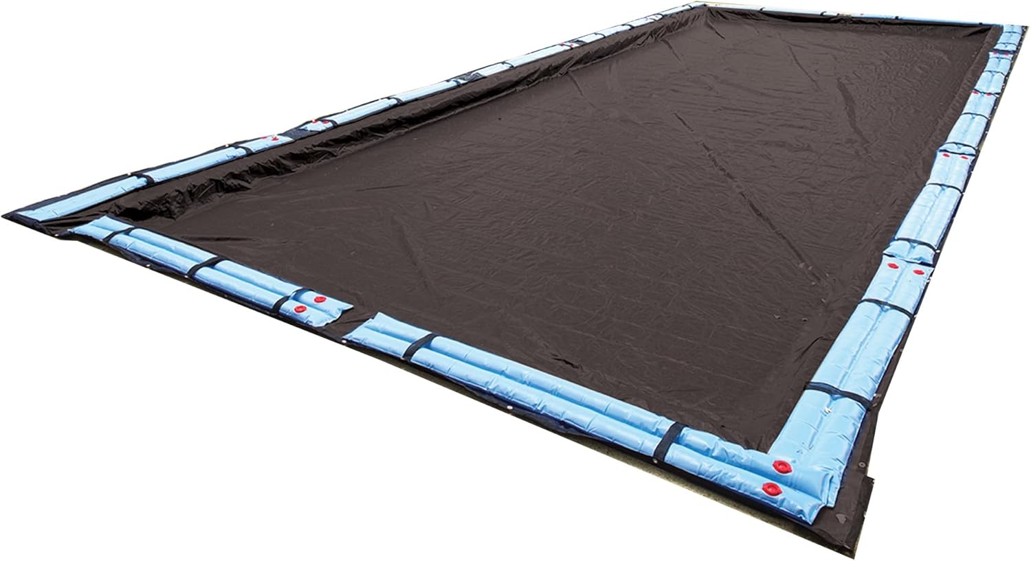 Blue Wave BWC750 Bronze 8-Year 18-ft x 36-ft Rectangular In Ground Pool Winter Cover,Dark Navy Blue