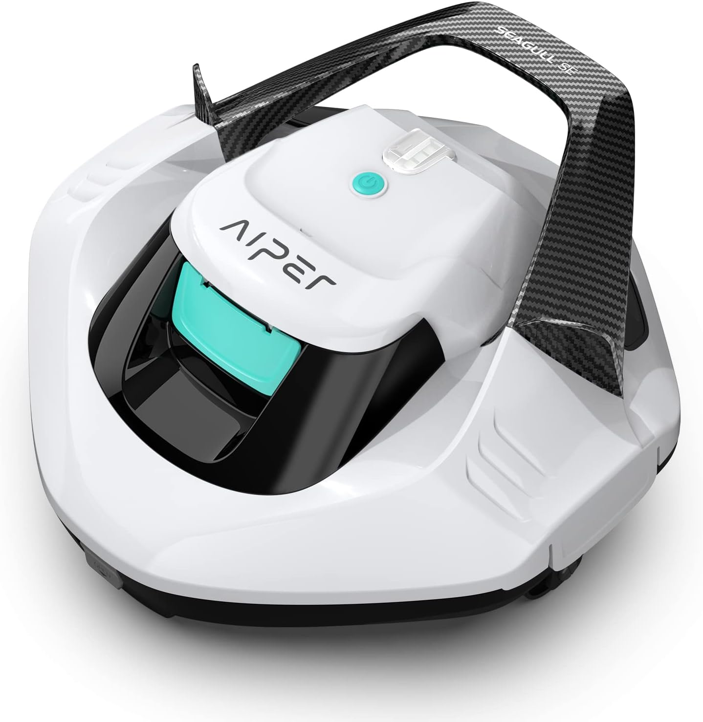 AIPER Cordless Robotic Pool Vacuum, Self-Parking Technology, Portable, Ideal for Above-Ground Flat Pool up to 40 Feet