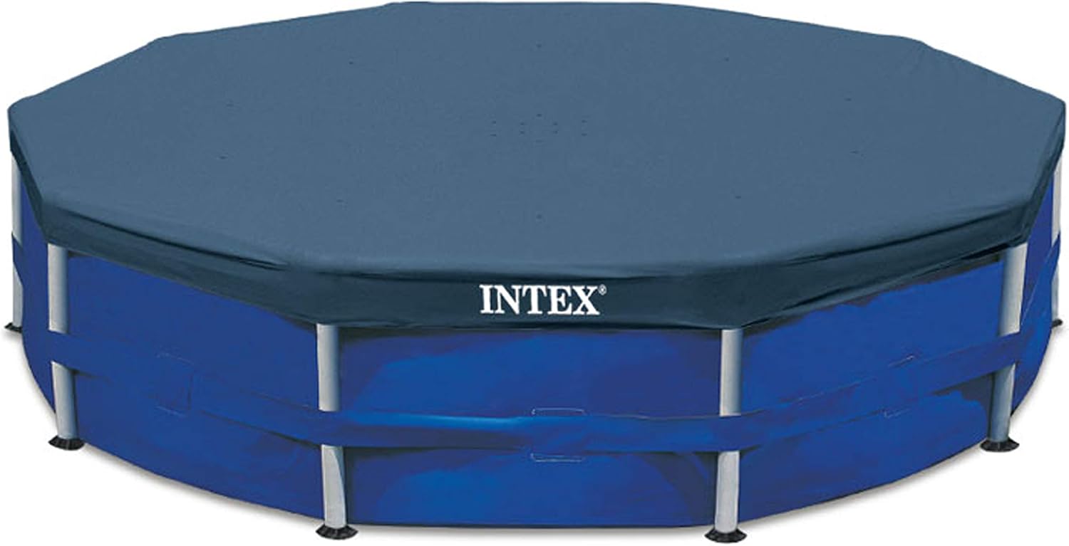 BLOSSOMZ Intex 12' Round Frame Set Easy Swimming Pool Debris Cover | 28031E