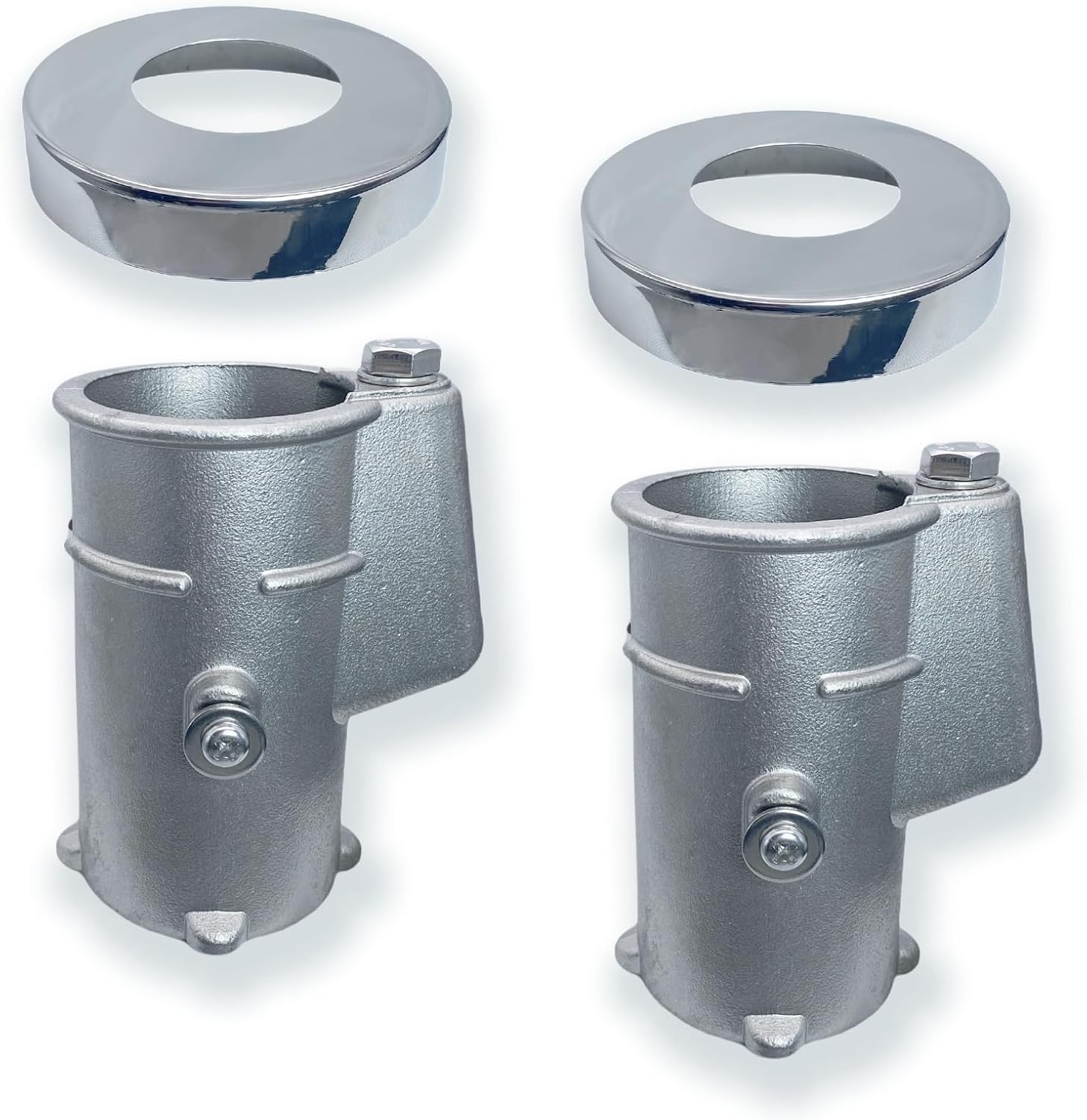 Pool Handrail Anchor Kit – Heavy-Duty 316 Stainless Steel Anchors for Inground Pool Ladder Escutcheons, Prevents Corrosion, Concealed Design Pack 2