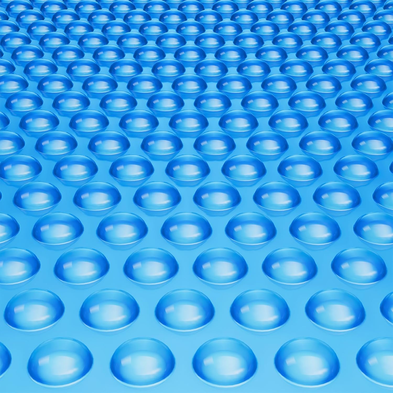 VEVOR Solar Pool Cover, 28 x 14 ft Rectangle Solar Cover 16 mil for Pools, Inground Above Ground Swimming Pool Solar Blanket with Bubble, Heat Retaining Solar Covers Blue