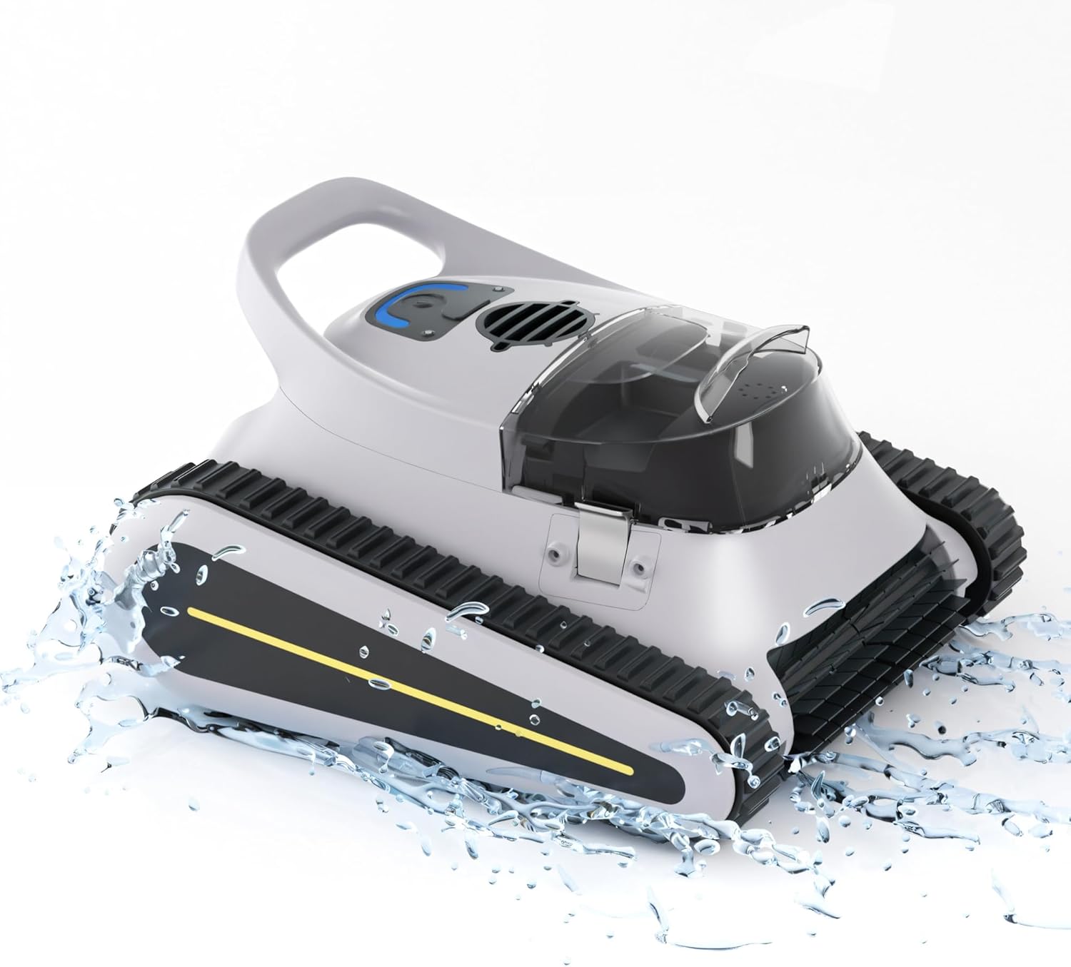 Pool Vacuum for Above Ground Pool for In Ground Pools, 2.5h Runtime, Cordless Robotic Pool Cleaner with 2024 Upgraded Motor, Wall Climbing, Intelligent Route Planning