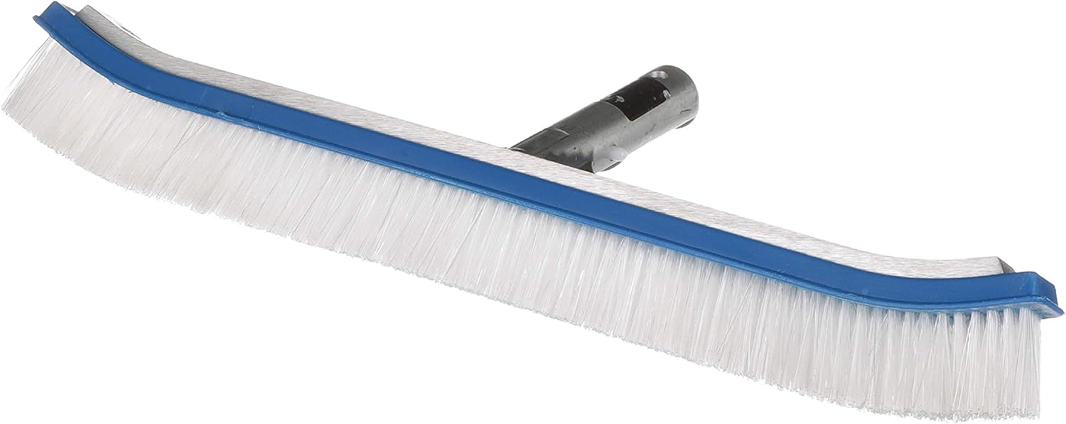 Blue Devil Pool Wall Brush Deluxe with Poly Bristles - 18"