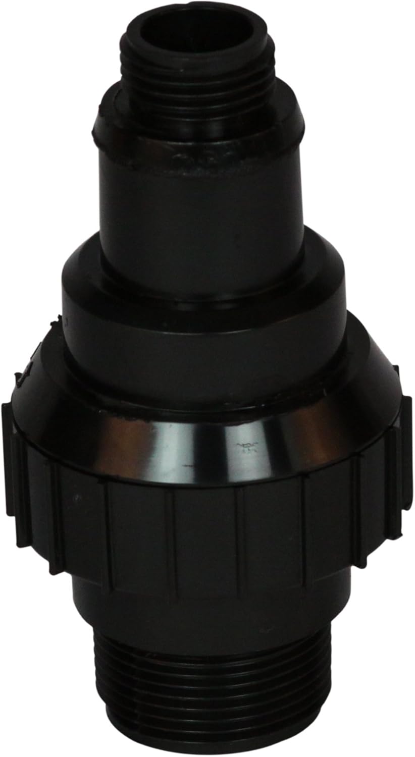 Wayne 62061-WYN1 Certified Replacement Check Valve with Hose Connect, Black - Replacement Part for WAPC250 1/4 HP Reinforced Thermoplastic Pool Cover Pump 4x4x4 inch