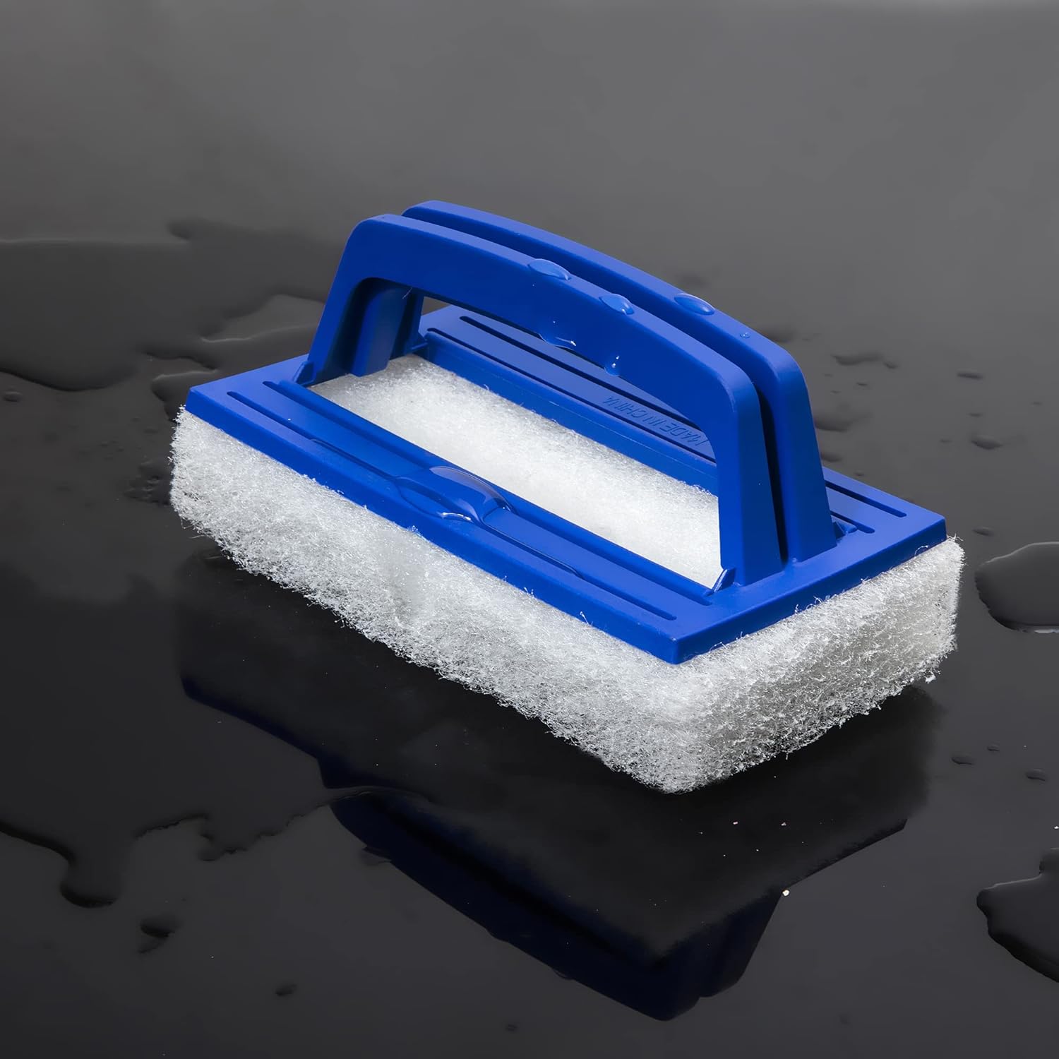Hand-Held Sponge Swimming Pool Brush,Hand-Held Bath Scrubber,Heavy Duty Scrub Sponges,Sponge Brush,Tile Scrub Brush for Cleaning Pool Walls & Tile of Cleaning.