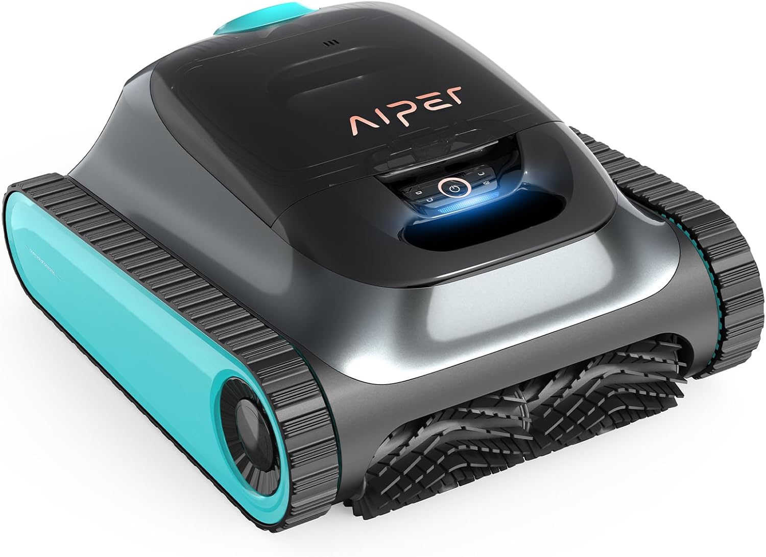 AIPER Scuba S1 Cordless Robotic Pool Cleaner, Pool Vacuum for Inground Pools, Wall and Waterline Cleaning, Smart Navigation for Pools up to 1,600 Sq.ft (Renewed)