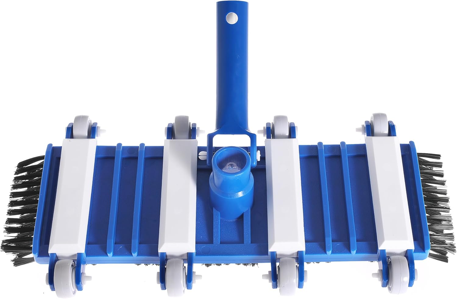 14 Inch Flexible Pool Vacuum Head with Side Brushes Heavy Duty Swimming Pool Vacuum with Head Connect 1-1/4" or 1-1/2" Hose