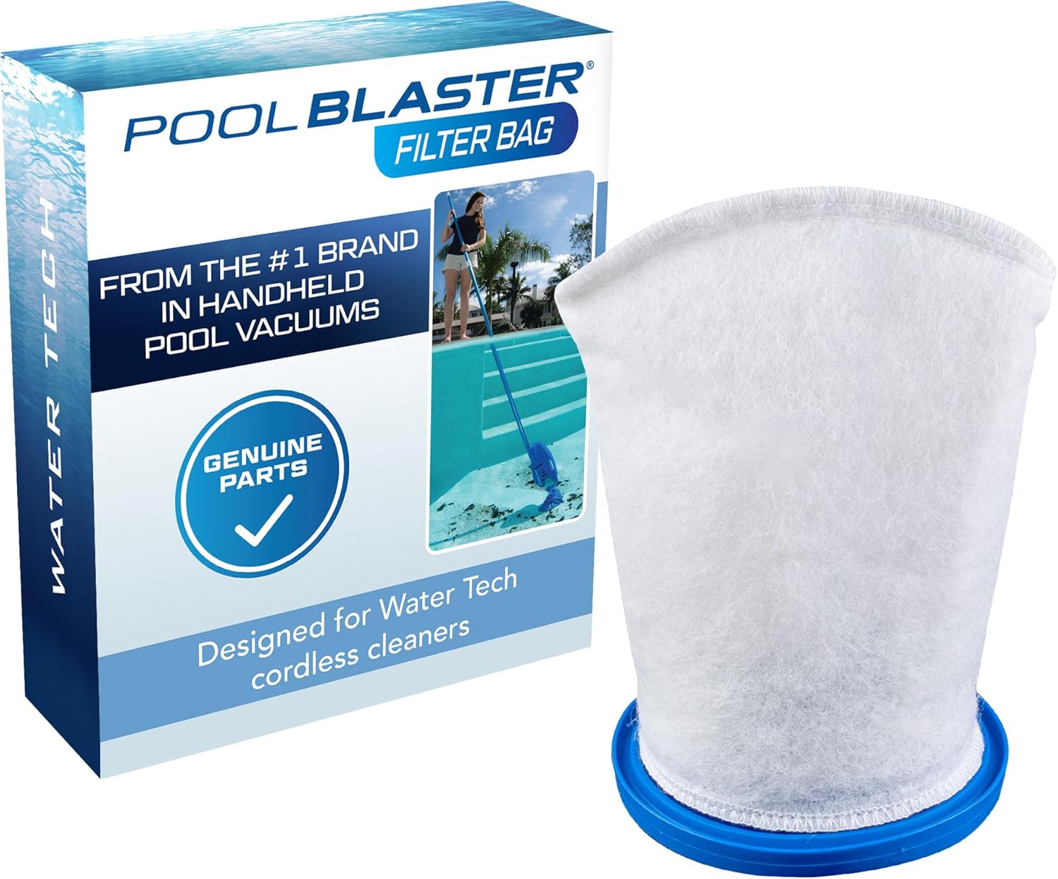 POOL BLASTER Genuine Replacement Xtreme Multilayer Filter Bag for Catfish Ultra, iVac 250, iVAC C2, Max, Volt and FX-4 Pool Vacuums by Water Tech