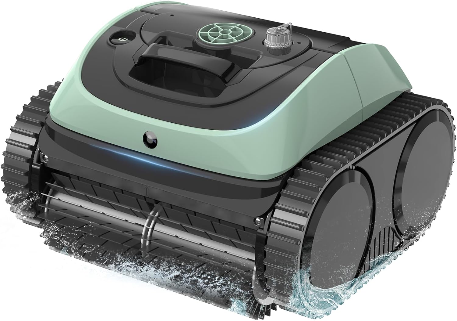 Pool Vacuum for Inground Pools, Cordless Robotic Pool Cleaner, Wall and Waterline Cleaning, Intelligent Route Planning, 150 min Runtime, for Pools up to 1,600 Sq.ft