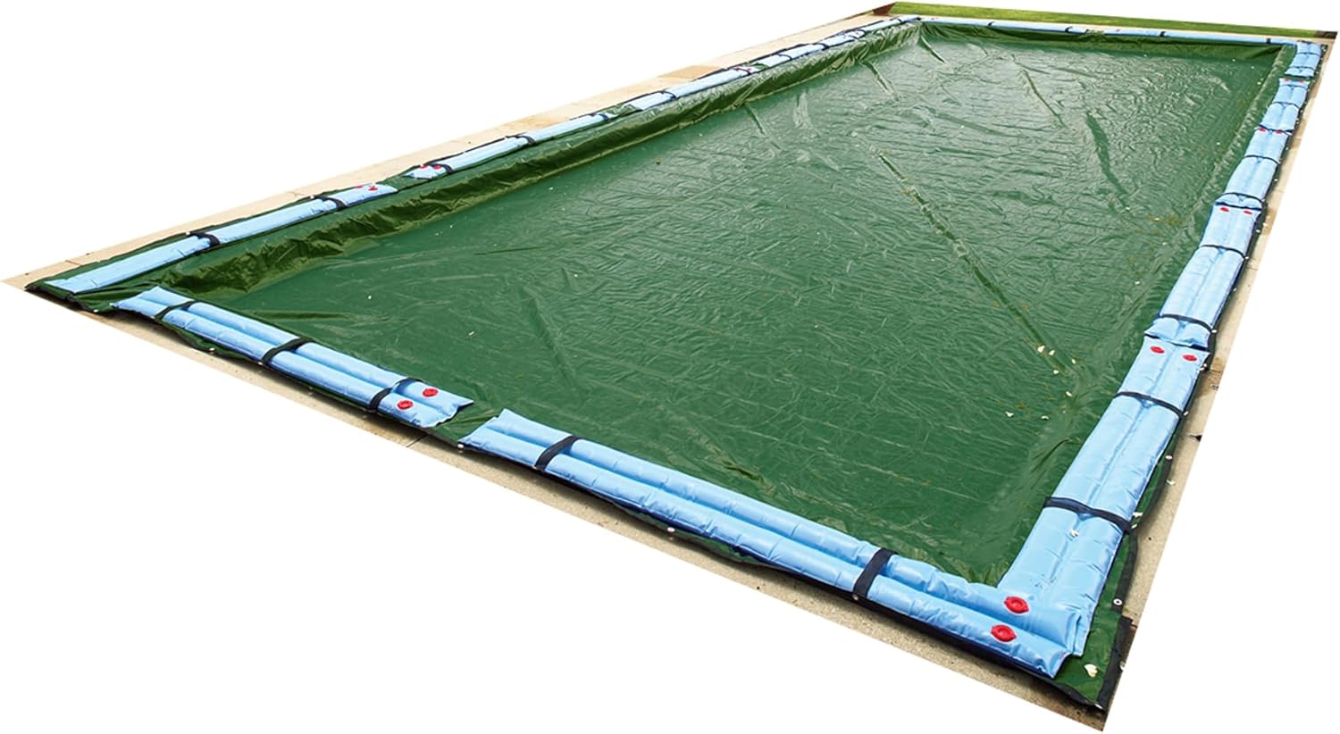 Blue Wave Silver 12-Year 20-ft x 40-ft Rectangular In Ground Pool Winter Cover