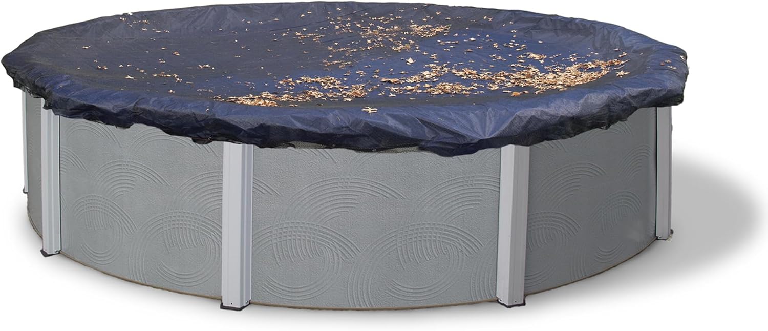 Blue Wave BWC504 18-ft Round Leaf Net Above Ground Pool Cover,Black
