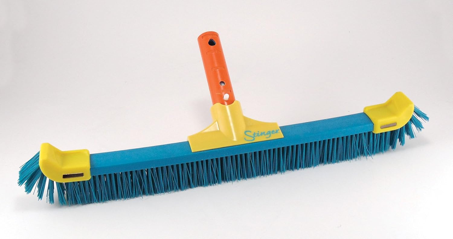 18" Stinger Pool Brush with Vinyl Bristles