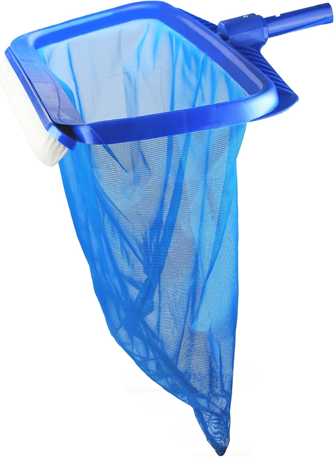 SWIMLINE HYDROTOOLS 8041 Leaf Net For Inground Above Ground Pool Pond | Extra Large Skimmer Net Cleaning Tool Ultra Fine Deep Mesh Bag | Durable Reinforced Plastic Frame With Brush | Debris Pickup