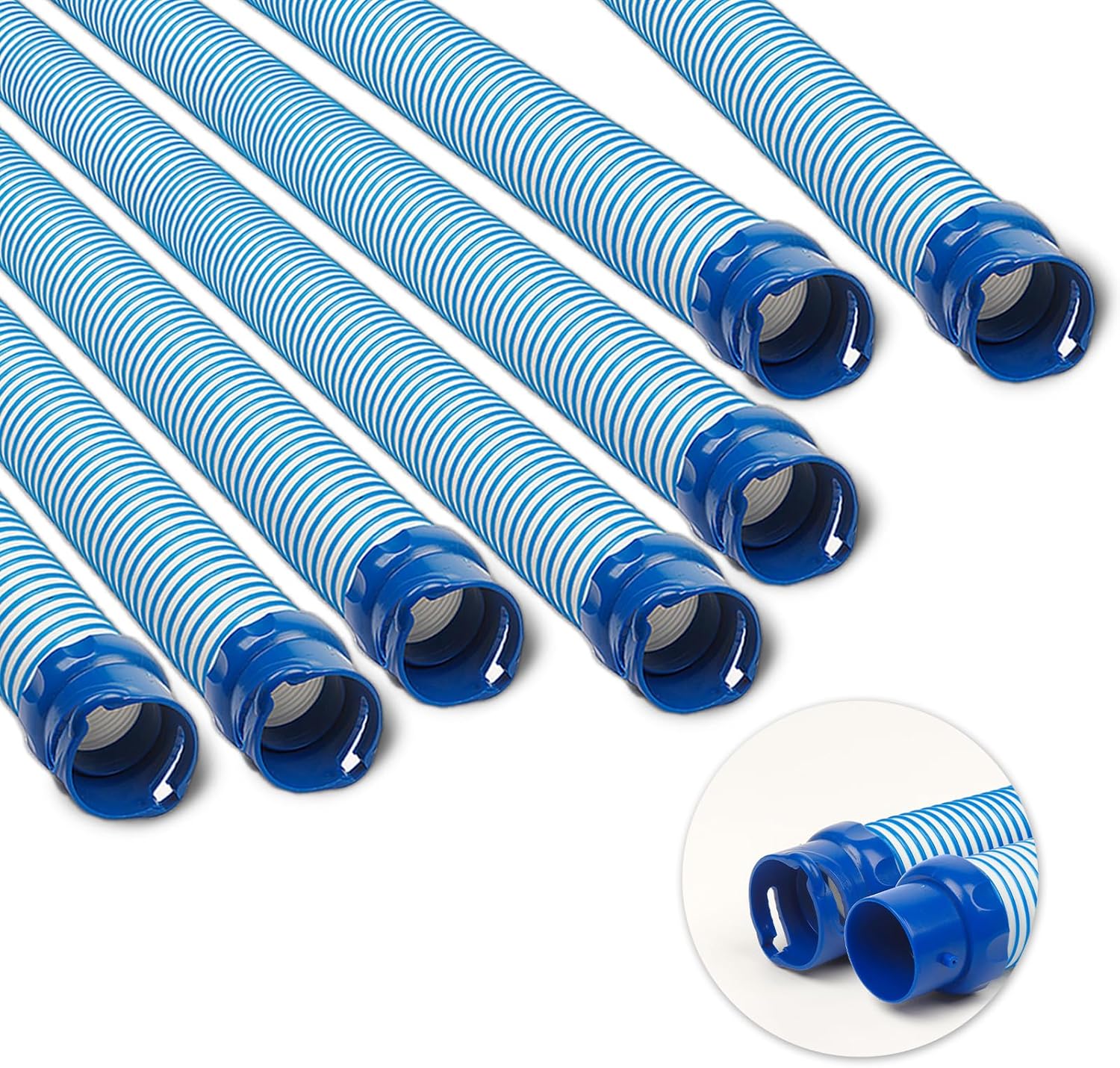 7Pcs 39inch Pool Cleaner Hose Replacement Parts for Zodiac Baracuda X7 T3 T5 MX6 MX8 Pool Cleaner R0527700 X38210S Twist Lock Hose for Swimming Pool