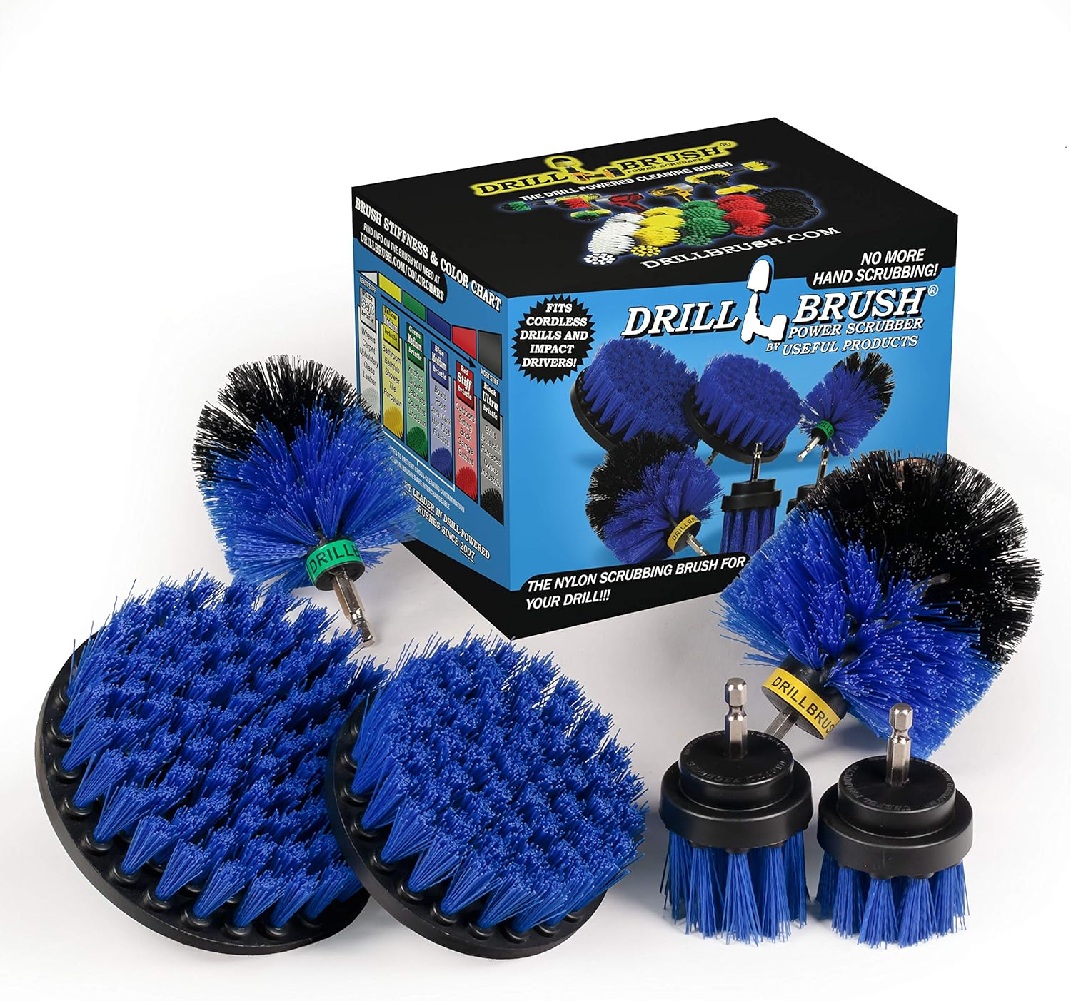 Pool Accessories – Cleaning Supplies – Drill Brush – 5 Piece Spin Brush Pool Cleaning Kit – Pool Supplies – Slide – Deck Brush – Hot Tub – Spa – Pond Liner – Pool Brush – Carpet Cleaner